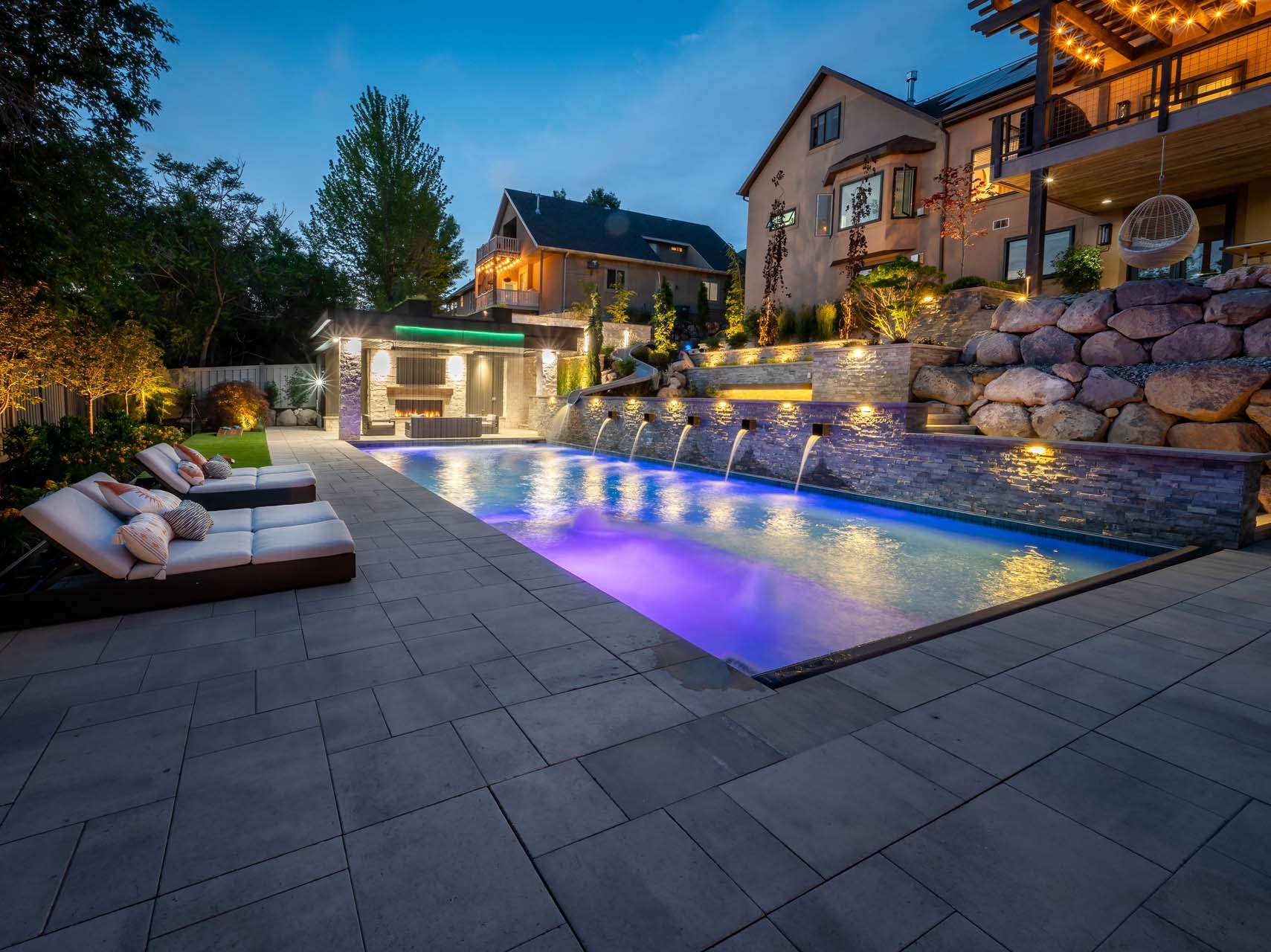 Cedar Falls - Luxury Utah pool project
